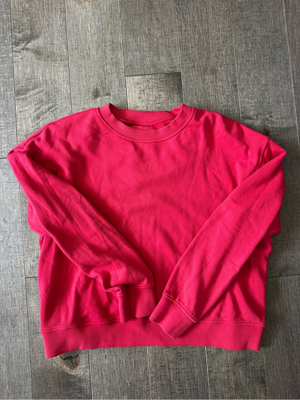 Velvet by Graham & Spencer Vibrant Pink Ynez Sweatshirt
